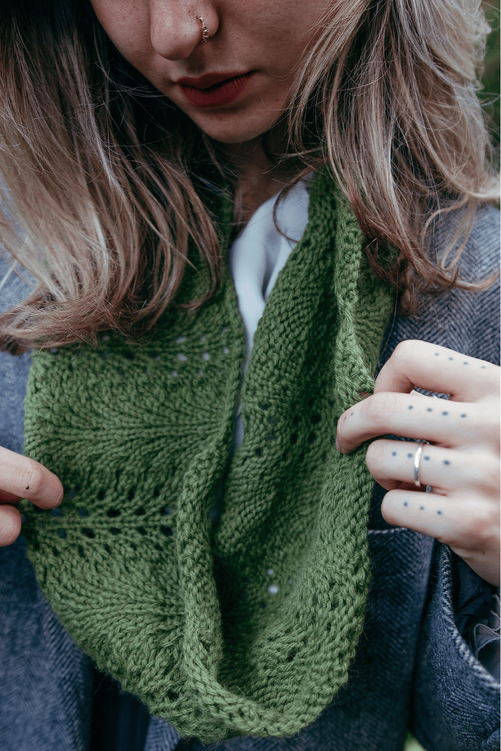 Knit Kit - Chevron Cowl