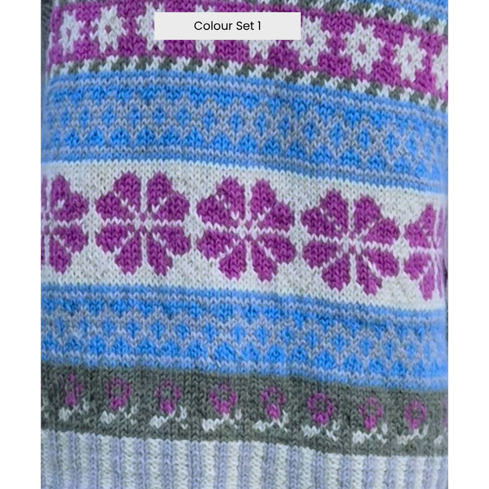Knit Kit - Suffolk Fair Isle Sleeveless Sweater