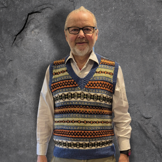 Knit Kit - Norfolk Fair Isle Sleeveless Sweater