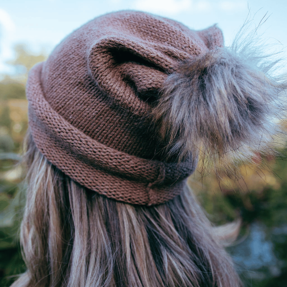 Knit Kit - Roll-up Longdrop Hat