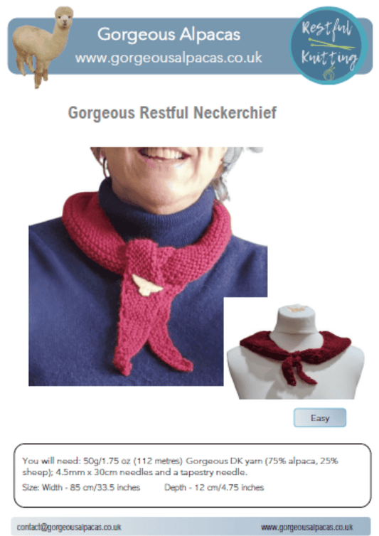 Pattern -  Restful Neckerchief