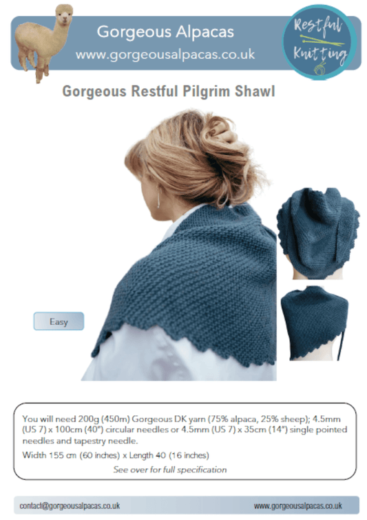 Pattern - Restful Pilgrim Shawl