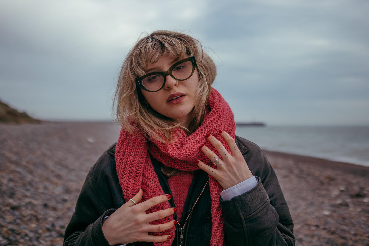 This alpaca wool knitting kit uses alpaca yarn from British and Irish farms