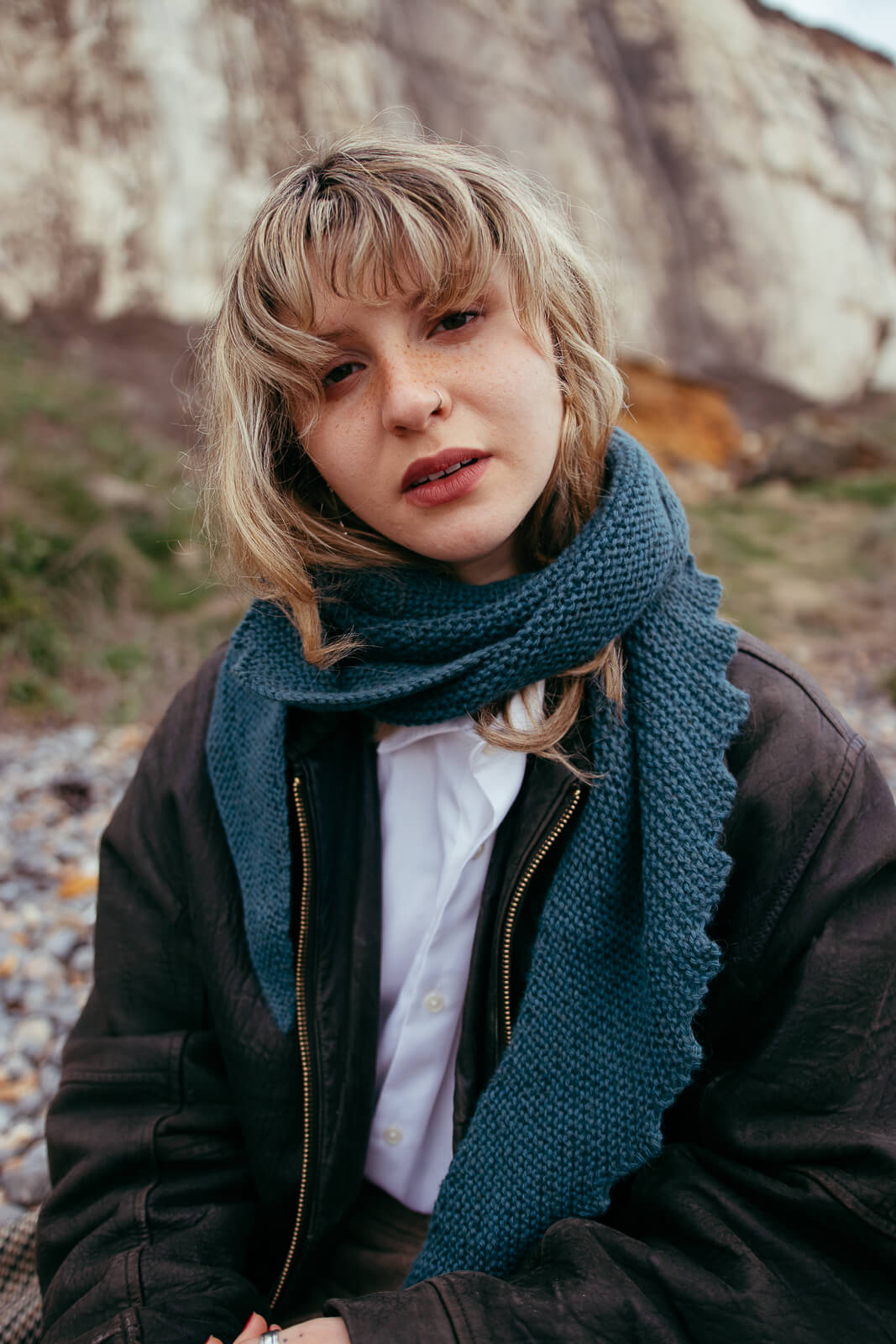 This alpaca wool knitting kit uses alpaca yarn from British and Irish farms.