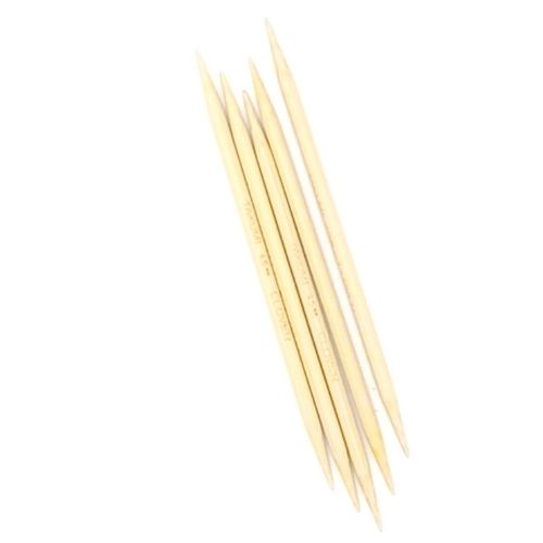 Bamboo Short Double Pointed Needes - 4.5mm x 12.5 cm - set of 5 - Gorgeous Alpacas