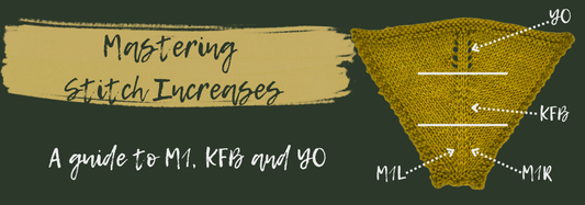 Mastering Stitch Increases: M1, KFB, and YO