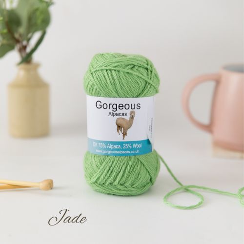 Jade DK Alpaca Yarn 50g ball – Gorgeous Alpacas
