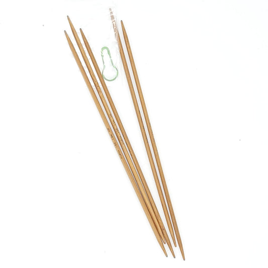 Bamboo Double Pointed Needes - 2.5mm x 15cm - set of 5