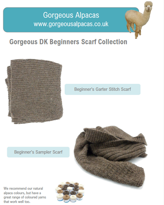 Pattern - Beginners Scarf Collection