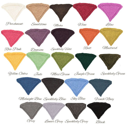 Colour swatches of DK Alpaca Yarn 50g ball – Gorgeous Alpacas