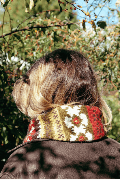 Knit Kit - Caledonian Fair Isle Scarf or Snood