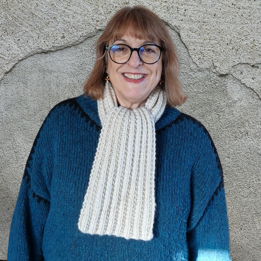 Chunky Everyday Alpaca Scarf - Easy Knit Kit