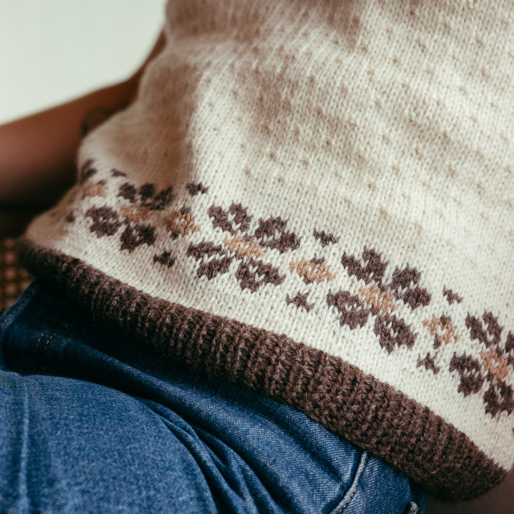 Knit Kit - Southwold Fair Isle Sleeveless Sweater