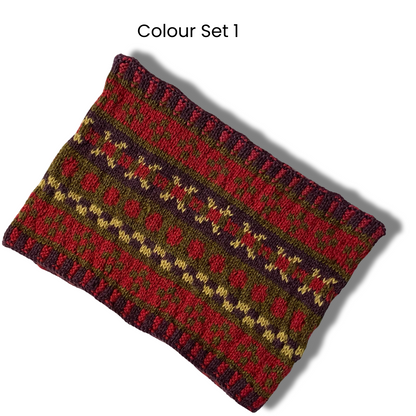 Knit Kit - Maggie Fair Isle Beanie and/or Snood