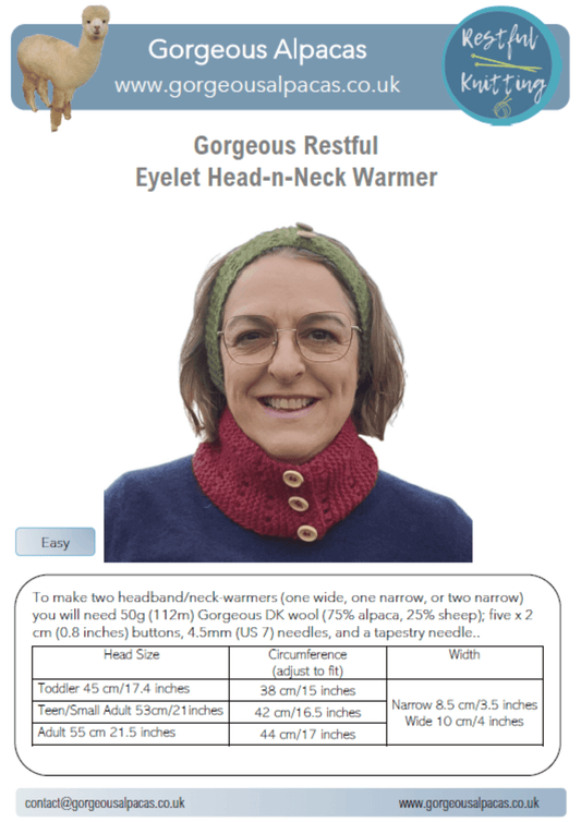 Pattern - Restful Eyelet Headband