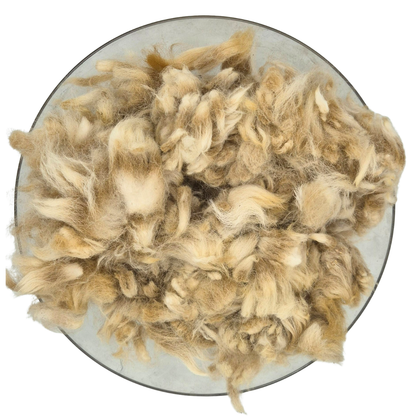 Alpaca Fleece Unwashed White for toy stuffing and cushion stuffing 
