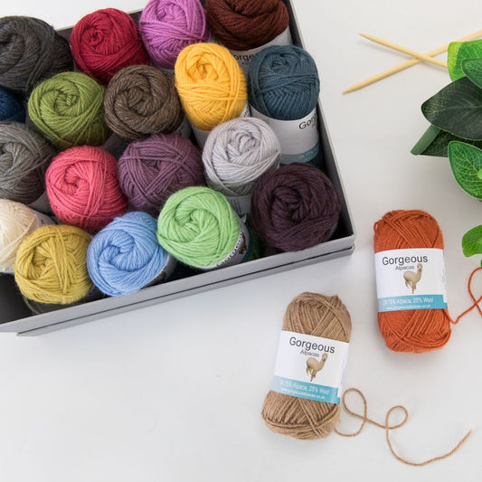 DK Alpaca Yarn 50g balls  – Gorgeous Alpacas