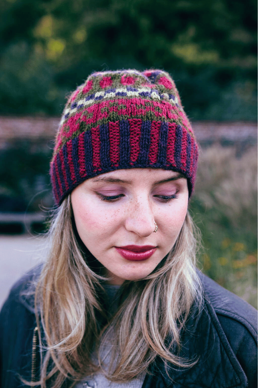 Knit Kit - Maggie Fair Isle Beanie & Snood