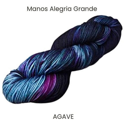 Manos Alegria Grande Yarn skein in the hand-dyed colour Agave