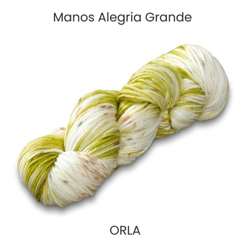 Orla Supersoft Manos Alegria grande hand-dyed yarn.
