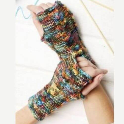 Manos Alegria  Bobby Wristwarmers Knit Kit