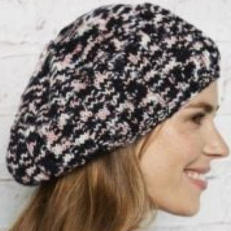 Manos Alegria Grande Cabaret beret knit kit