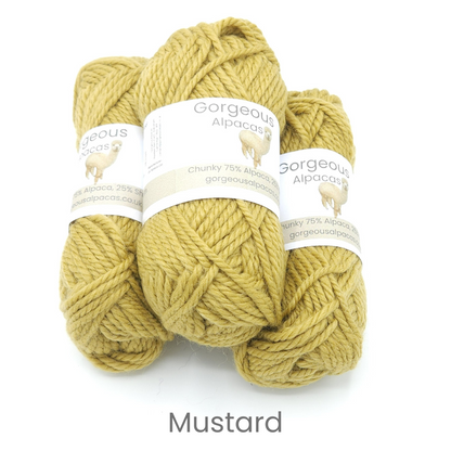 Chunky Alpaca Wool - 50g