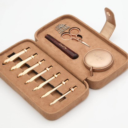 KnitPro Oasis Interchangeable Crochet Hook Set - 7 Hooks with Case