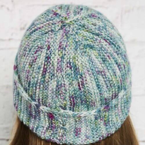 Manos Alegria Grande Hat Back View Knitting Kit
