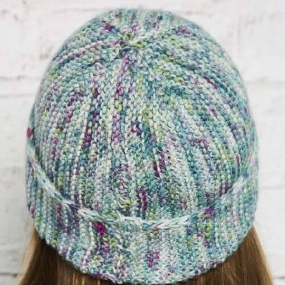 Manos Alegria Grande Hat Back View Knitting Kit