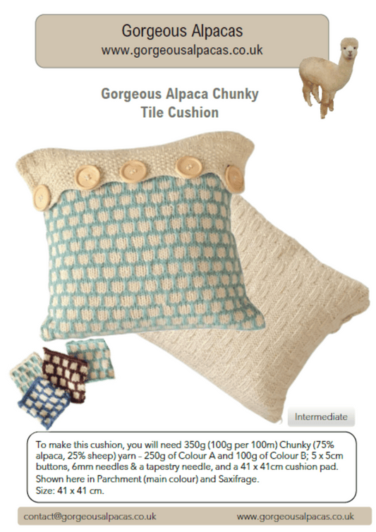 Pattern - Chunky Tiled Cushion