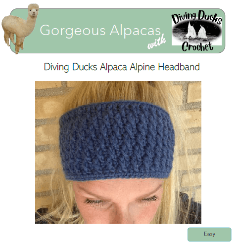 Pattern - Crochet Alpine Headband