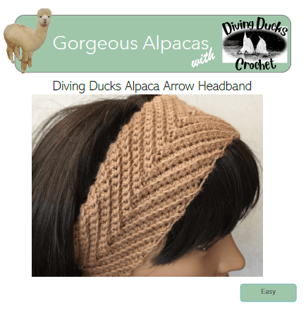 Pattern - Crochet Arrow Headband
