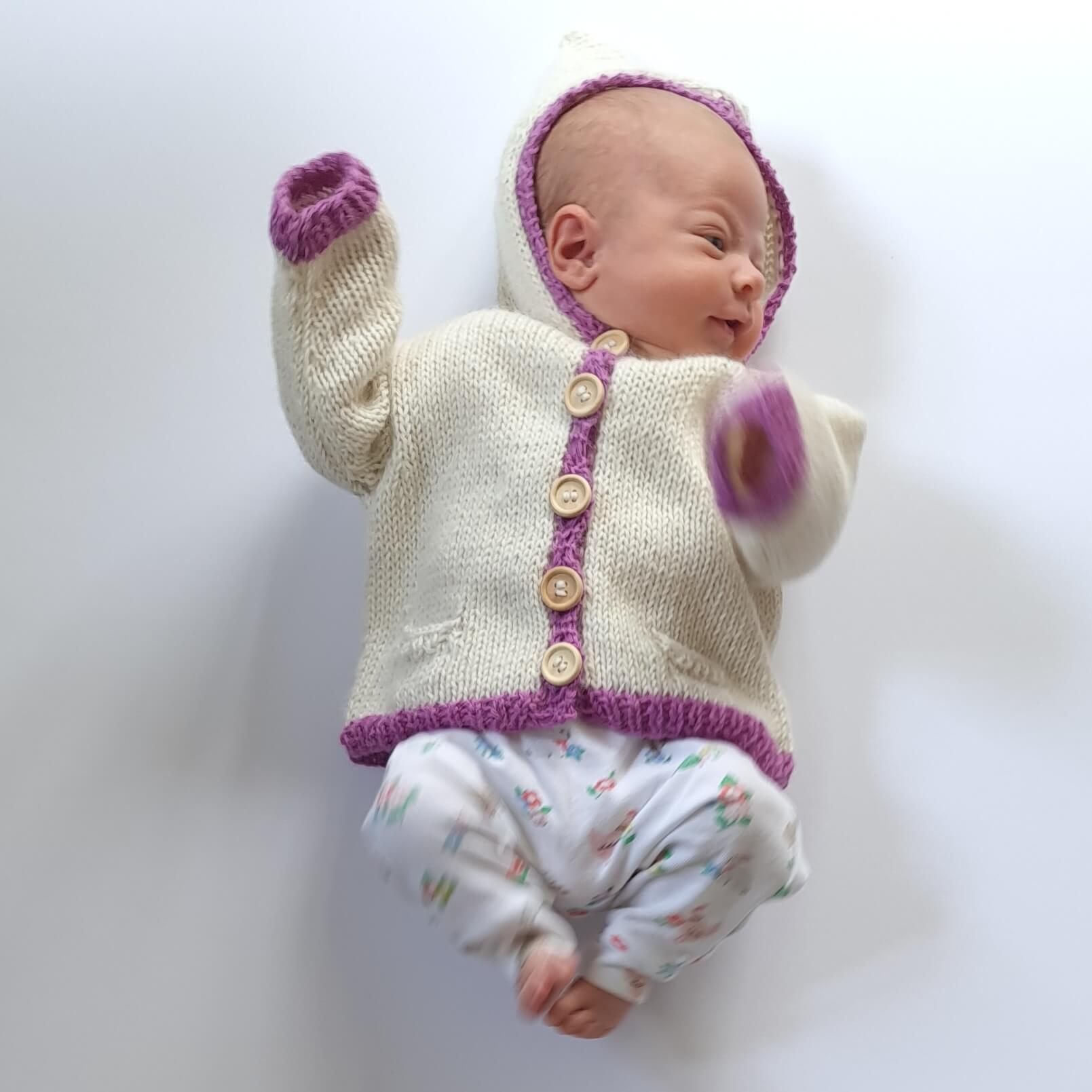 Knit Kit - Baby & Toddler Hoodie - Gorgeous Alpacas