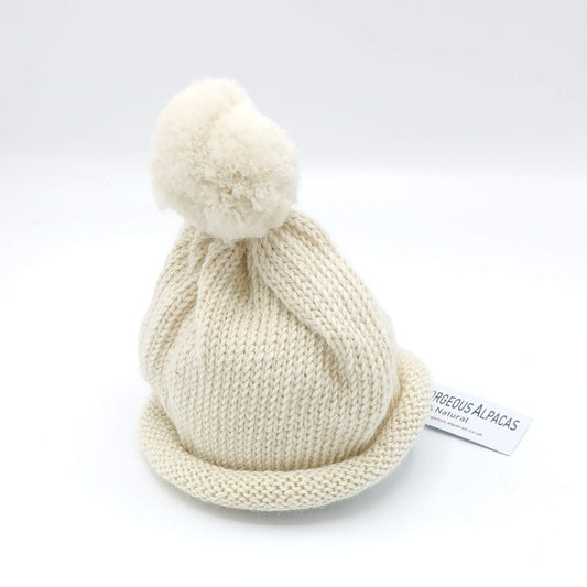 Bespoke Hat for Newborn to 3-years old - Off-White