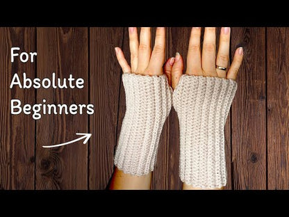 Crochet Kit - Fingerless Gloves